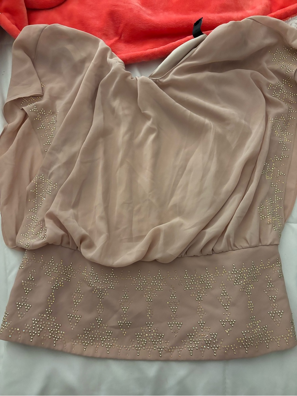 Windsor Blush Pink Chiffon Top
